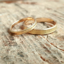 Load image into Gallery viewer, Wedding Bands. The beauty of imperfection - light.