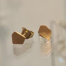 Load image into Gallery viewer, Flakes earstuds in 14kt guld small